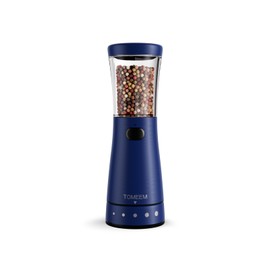 Electric Pepper Grinder, Stainless Steel Rechargeable Salt or Pepper Grinder with 4.5 oz Large Capacity, 1.8" Wide Mouth, Adjustable Coarseness, Ideal for Kitchen
