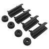 VPZMT Rubber Mounts Support Cushion Hard Saddle Bags for Harley