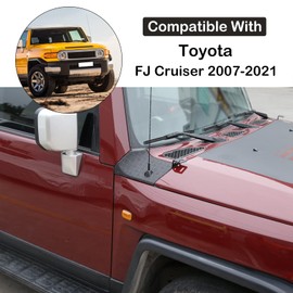 Cowl Body Armor Outer Cowl Covers Side Corner Guards Compatible with Toyota FJ Cruiser 2007-2021 Car Hood Side Corner Guard Hood Side Panel Protection Protection Trim Cover ABS Exterior Accessories