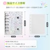 Piruto Clear Sticker Book, Transparent, for Girls, A7 Binder, Comes