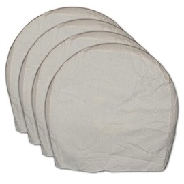 AES Industries 24" Diameter Heavy Canvas Wheel Paint Masker/Protection 4 Piece Set