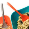 Kerafactum Plastic Spoon Grey Egg Spoon Colourful Plastic Spoons 10