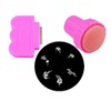 10 X Nail Art Stempel Stempeln Teller Set + Werkzeug