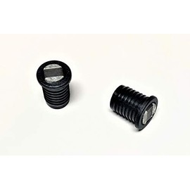 Mortise Type Round Magnetic Catch in Black - 50 Pack