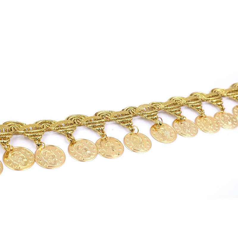 CENPEK 10 Yards Sequin Tassel Trim with Fringe Lace Dance