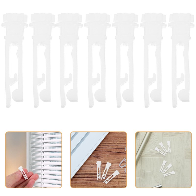 Angoily 20PCS Vertical Blind Stem Replacement, Vertical Blind Carrier Stems,