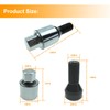 Cheriezing 36136792851 Anti-Theft Wheel Stud Bolt Locks 14 x 1.25MM
