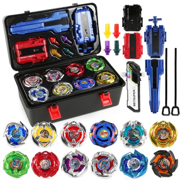 X Battling Top Set, Burst Gyro Toys 12 X Spinning