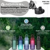 AOPREL Drinking Bottle 600 ml, BPA-Free Tritan, Sports Water Bottle,