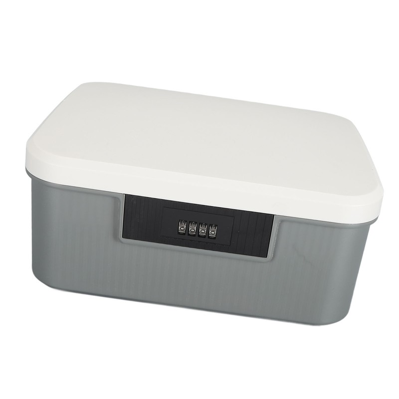 9L Capacity Lockable Storage Trunk for Files Document Organizer Double