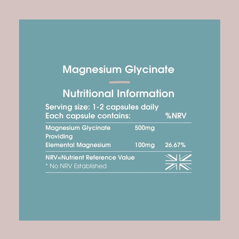 INNOPURE Magnesium Glycinate 180 Capsules - Bioavailable Magnesium Supplements -