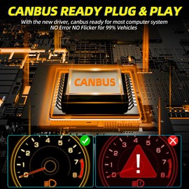 LSLIGHT 2015 Fit for Nissan Altima 2007 2008 2009 2010 2011 2012 2013 2014 2016 2017 2018 H9 High Beam H11 Low Beam H11 Fog Light Bulb 6PCS/1PACK Car Light Bulbs