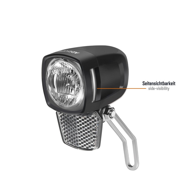 ADDVIEW E-Bike Front Light 60Lux Hammer E60 - LED Bicycle