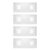 FEPTUASE Shower Caddy Adhesive Replacement, Transparent Strong Adhesive Hooks, No