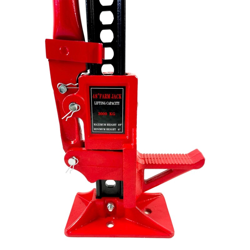 flysak-autoparts Farm Jack - Red 48in High Lift Jack Utility