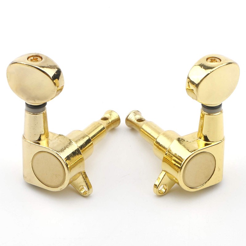 Swhmc 3L 3R Tuning Key Peg 6pcs Gold Guitar Tuners