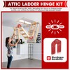 Attic Ladder Hinge for Attic Ladder Pull Down System,Hinges Attachment