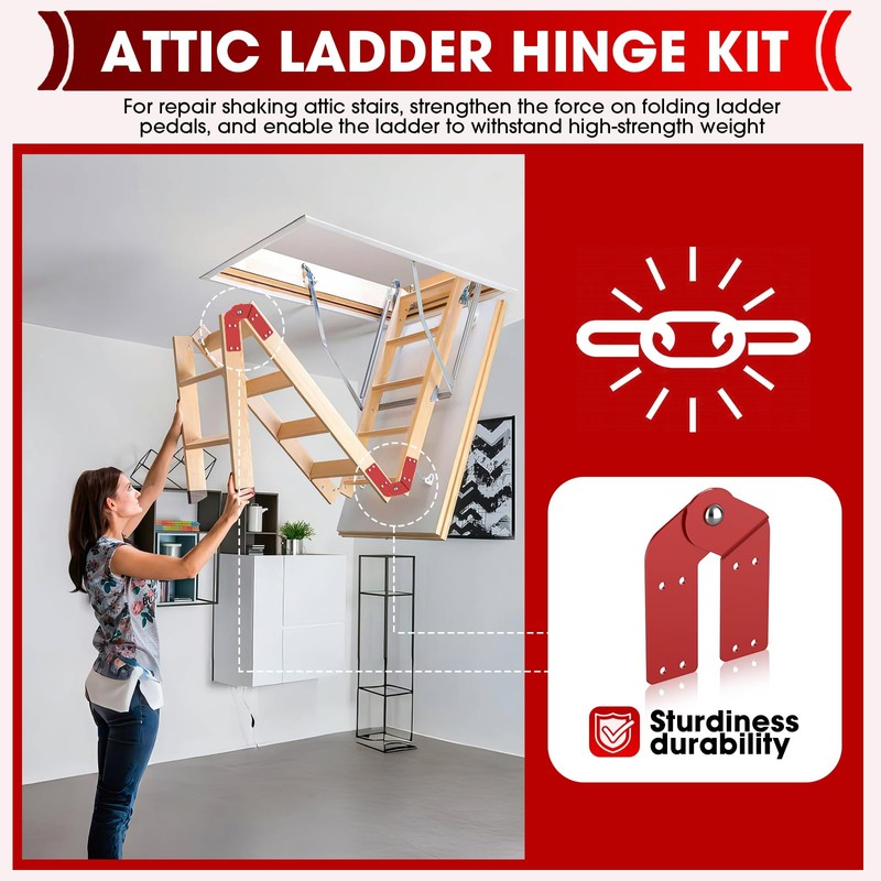 Attic Ladder Hinge for Attic Ladder Pull Down System,Hinges Attachment