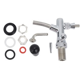 Grifo de Cerveza G5, Accesorios de Grifo Ajustables, Acero Inoxidable, 8 Cabezales de Vino Ajustables, Grifo de Vino y Cerveza, Rosca G5 de 8 Pulgadas con Cromado