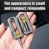 Small Screwdriver, Magnetic Titanium Keychain Screwdriver with Cross & Flat