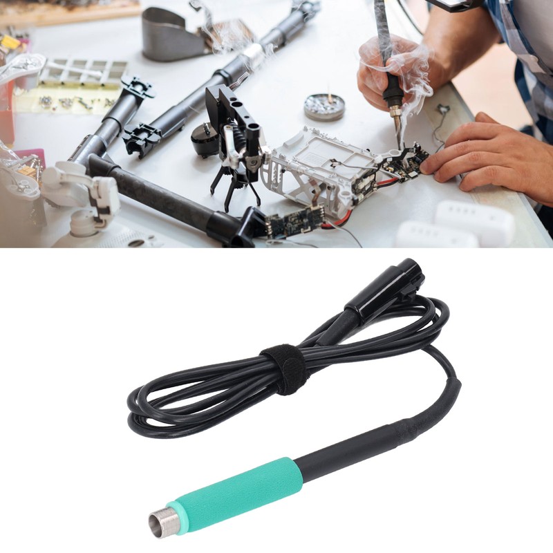 Soldering Handle 6 Pin Interface Ergonomic Soft Heat Resistant Soldering