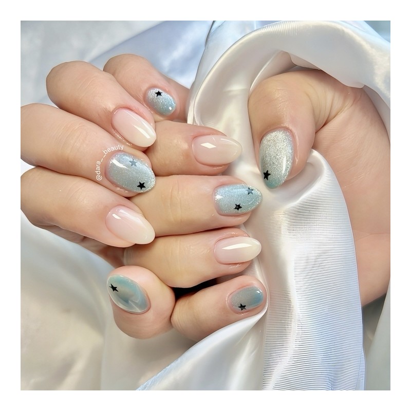 Dara Beauty August 2025 Art of the MonthMagnetic Star Nail❣