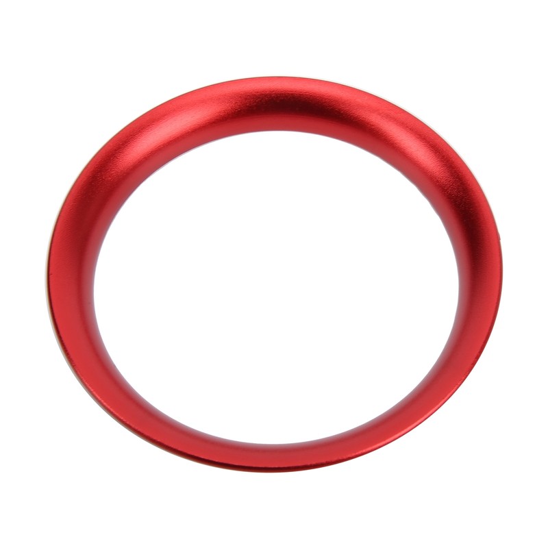 4pcs Air Vent Outlet Rings Cover Trim Red Decoration Replacement