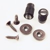 Highpoint Magnetic Catches 5/16" Pair - Black Cabinet Door Catches