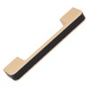 GlideRite Hardware 3-3/4 in. Center Embossed Leather Strip Cabinet Pull