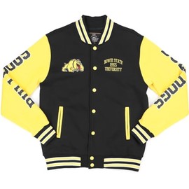 Big Boy Bowie State Bulldogs S1 Mens Fleece Jacket [Black - L] - ID#71241