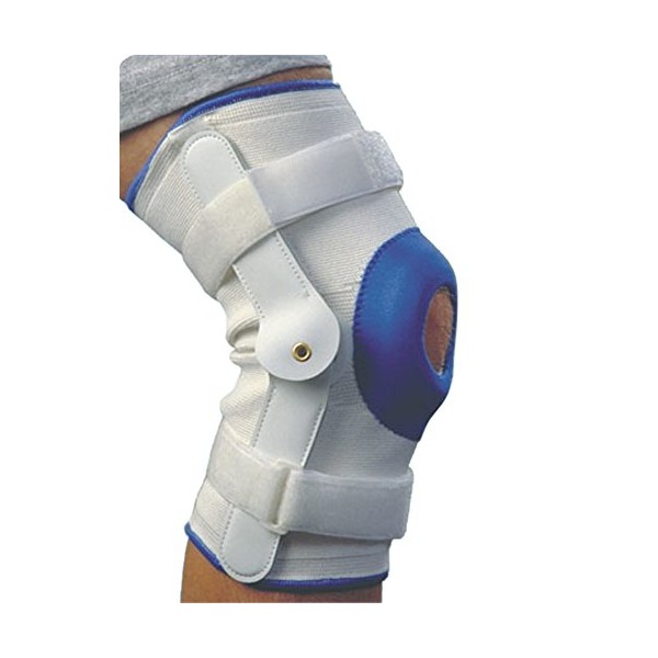 AlexOrthopedic Deluxe Compression Knee Support with Hinge - Medium