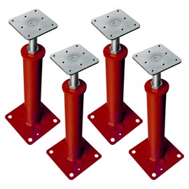 House Floor Jacks for Leveling & Stabilizing Floor Beams, 11" -16" Screw Basement Floor Jack Post Pole Joist Jacks, Telescoping Screw Jacks for Temporary Support House Foundation Repair