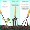 Garden Tool Set, Stainless Steel Heavy Duty Gardening Tool Set,