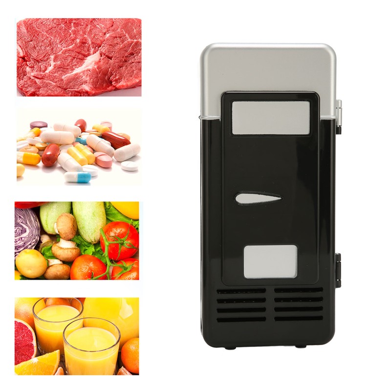 USB Fridge Insulated Cooling Small Portable Low Decibel Energy Saving