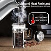 YMMIND French Press Coffee Maker 304 Stainless Steel Coffee Press,with