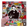 Grupo De Rock 100 Calcomanias Stickers De Pvc Vs Agua