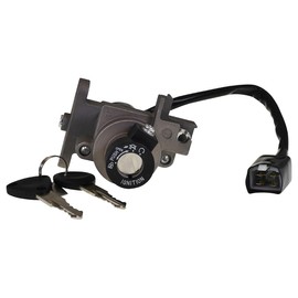 Ignition Switch Replacement with 2 Keys Compatible for Peugeot Kisbee 50 2T/4T, Kisbee 50 RS, Streetzzone 10" and 12" - OEM Quality, Direct Replaceable