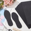 BENECREAT 12Pcs Black EVA Foam Insole, 12 × 9 Inches,