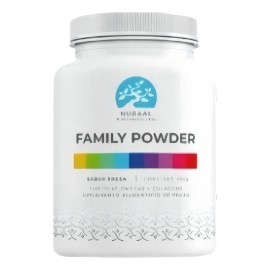 Nubaal Family Powder Omegas, Colágeno Y Vitaminas 300g Sabor Fresa