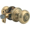 Kwikset Juno Entry Door Knob with Lock and Key, Secure