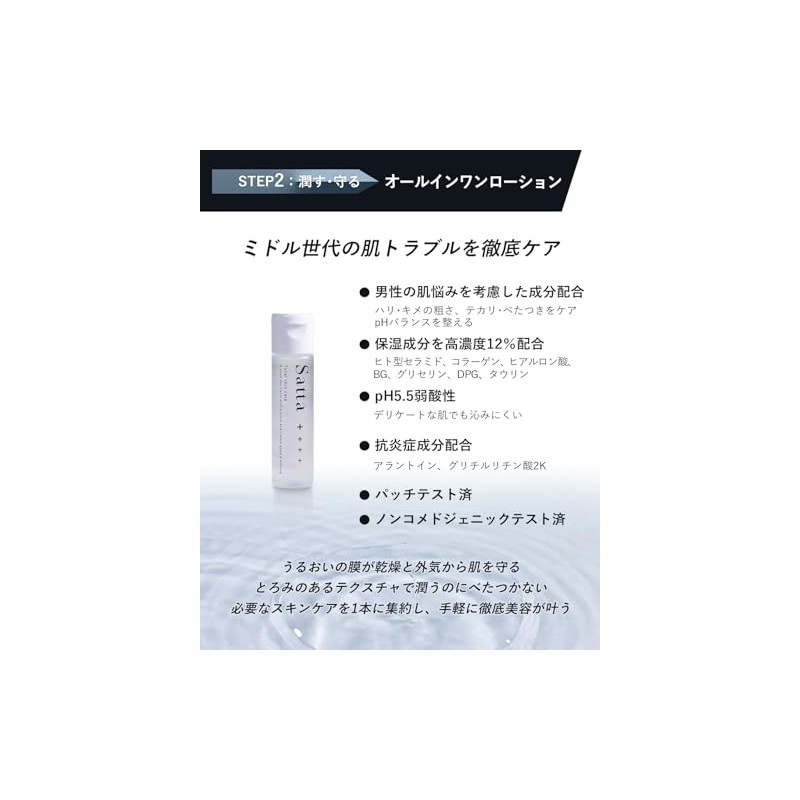 Satta Trial Set, Approx. 10 Day Supply, All-in-One Lotion &