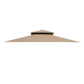 Garden Winds Replacement Canopy Top Cover for The Aldi Gardenline Belavi Shoprite Grill Gazebo - Standard 350 (Will not fit Any Other Model) - Top Tier 34" x 21", Bottom Tier 96" x 60"