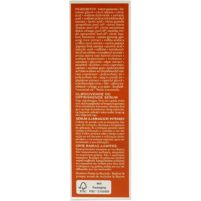 Brightening Serum Ginzing Into The Glow – 1 oz –