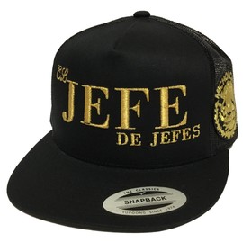 EL JEFE DE JEFES DE Michoacan Logo Federal HAT MESH Black