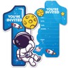 Opomzk Outer Space 1st Birthday Party Invitations with Envelopes, 20