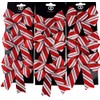 BWG Red White Stripe Candy Cane Christmas Tree Bow Decorations