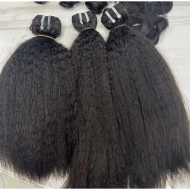 100% Raw Unprocessed Indian Wavy Hair Natural Wave Indian Raw Human Hair Bundles in 1B Color High Quality Hair Product Body Wavestyle: Kinky Straight, color: natural color, Stretched Length: 16 Inches