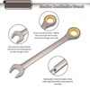 Meccion Fixed Head Ratchet Spanner 19mm Professional Chrome Vanadium Steel