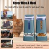 Meowyoyo Automatic Cat Feeder and Cat Water Dispenser Set with