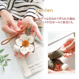 Genten GE-43900 Women's Charm Christmas Rose Genuine Leather